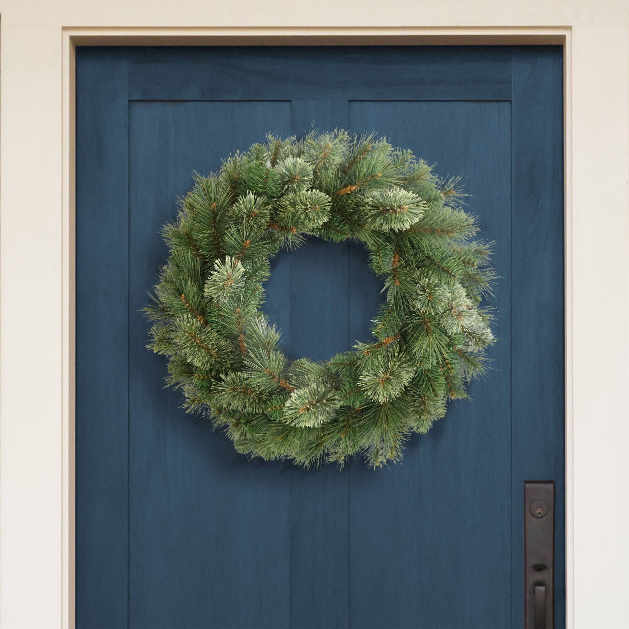 24" Artificial Teton Pine Christmas Wreath